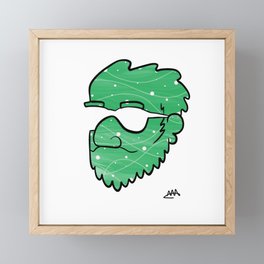 Green Swag Framed Mini Art Print