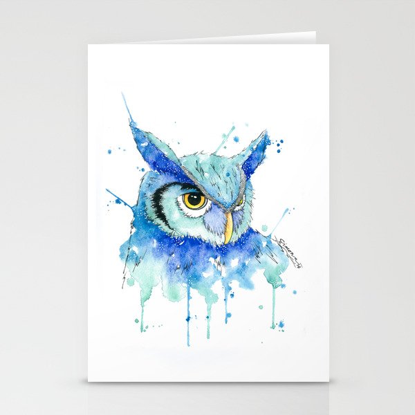 Color Hedwig  Stationery Cards