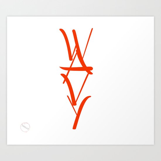 WAVY Art Print