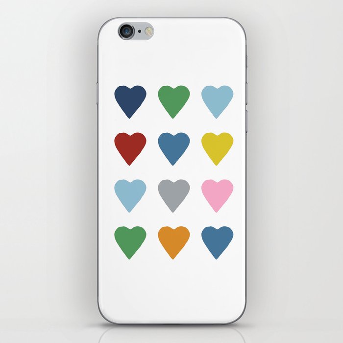 16 Hearts iPhone Skin