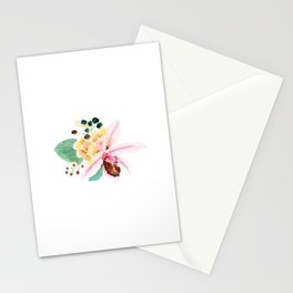 pink orchid arrangement  Stationery Card