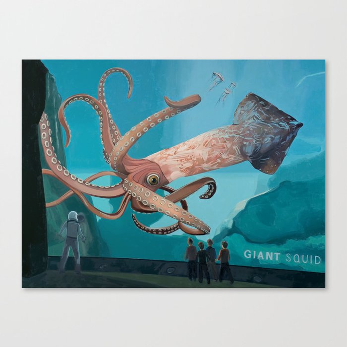 The Squid Canvas Print