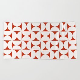Patterned Geometric Shapes XLII Beach Towel