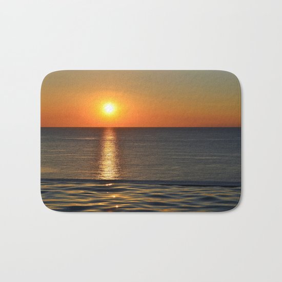 Super Sunset at the Beach Bath Mat