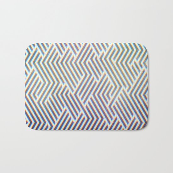 3D Labyrinth Bath Mat