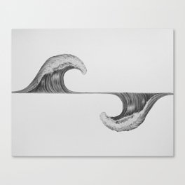 mood waves Canvas Print