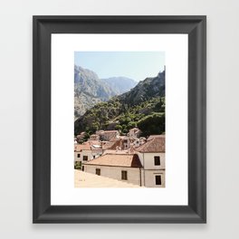 Morning in Montenegro Framed Art Print