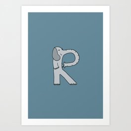 Letter R Art Print