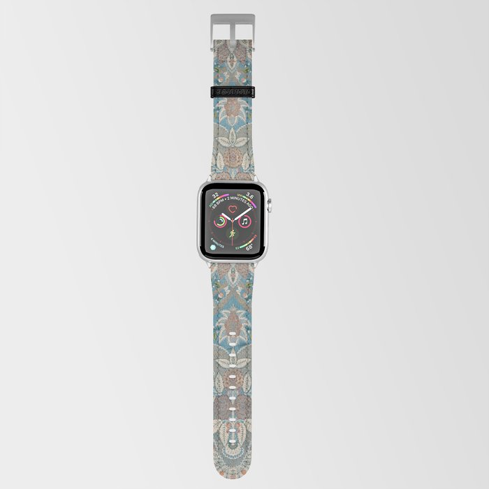 Antique French Lace Pattern Silk Apple Watch Band