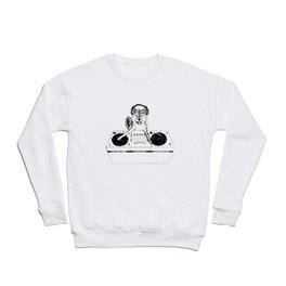 Shiba Inu Dog DJ-ing Crewneck Sweatshirt