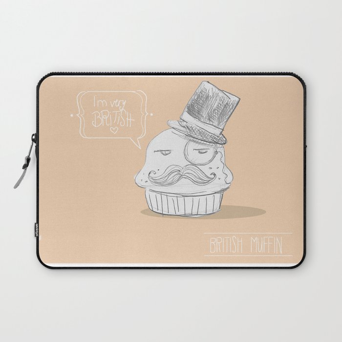 british muffin Laptop Sleeve