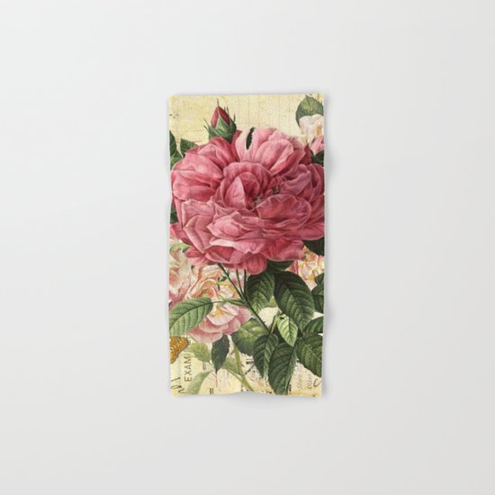 Vintage flowers #28 Hand & Bath Towel