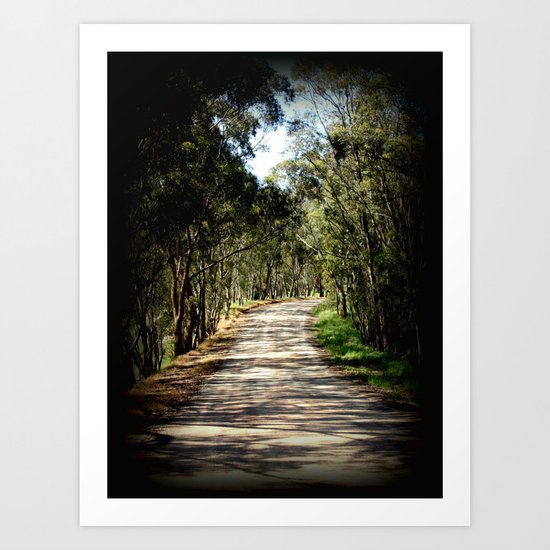 Comin' around the Bend! Art Print
