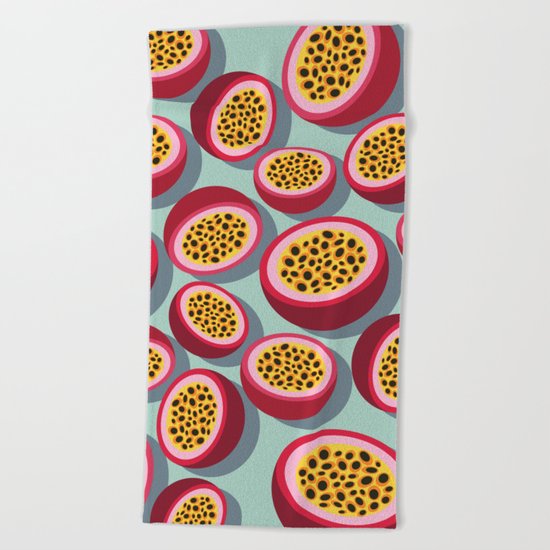 Passion Fruit Beach Towel