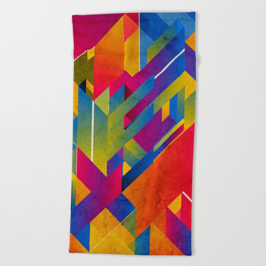 Geometric Play Beach Towel