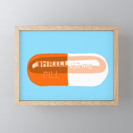 Thrill Pill Framed Mini Art Print