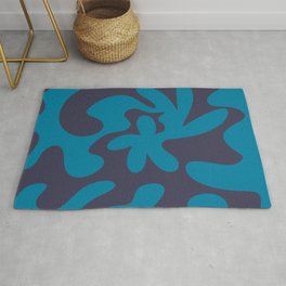 Seaweed in the Night Retro Flavour Area & Throw Rug