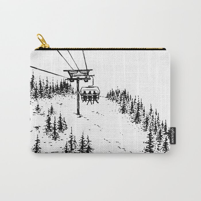 Ski Lift Carry-All Pouch