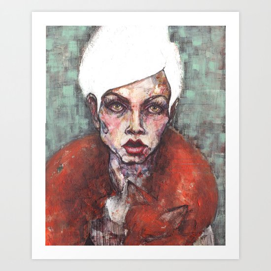 White Dove for print Art Print