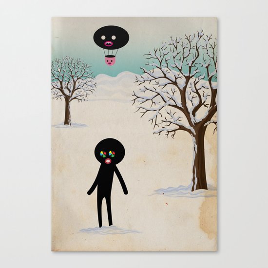 b r r r Canvas Print
