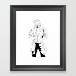 Illustration Peter Quill - made with Adobe Ideas Framed Art Print