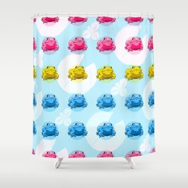 Pan Pride Frogs Shower Curtain
