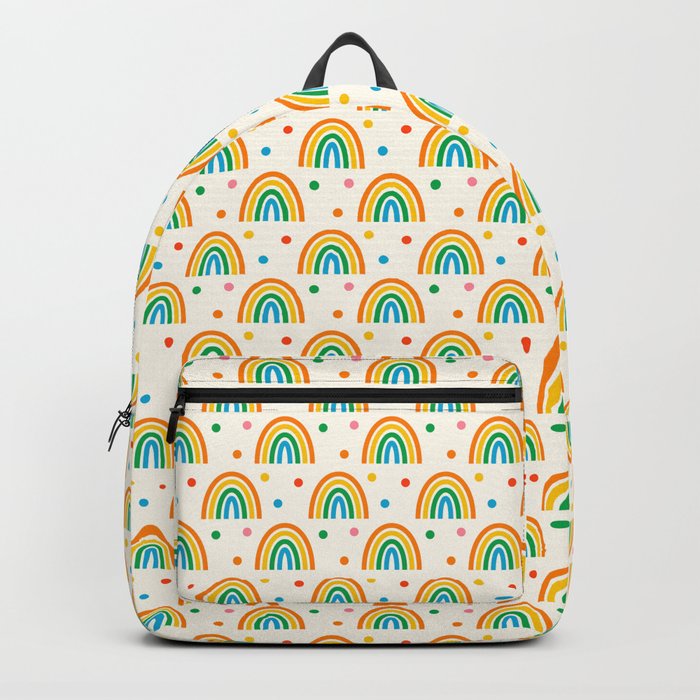 Primary Rainbow Backpack