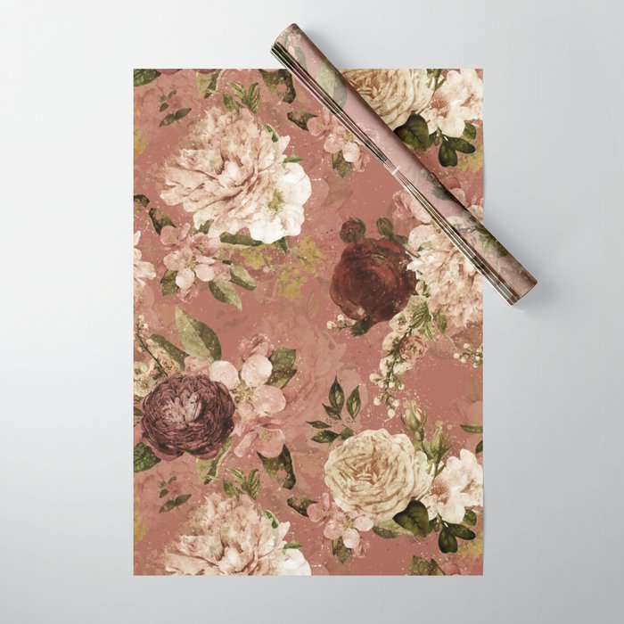 Vintage Rose Wrapping Paper