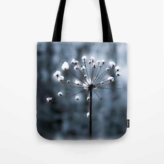 in the snow Tote Bag