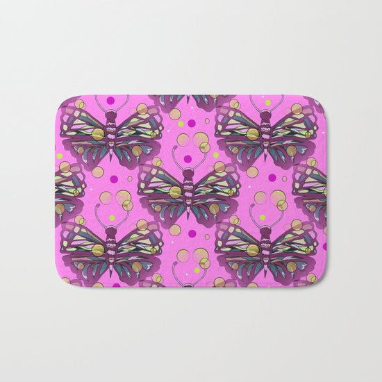 Butterfly Kisses Bath Mat
