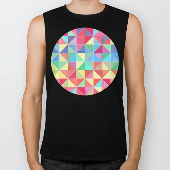 Rainbow Prisms Biker Tank