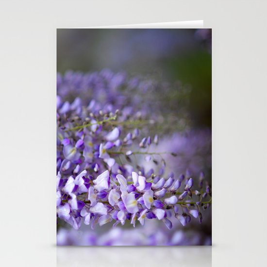 Wisteria on a rainy spring day Stationery Cards