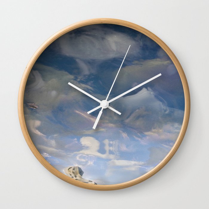 Semiotic Sky  Wall Clock