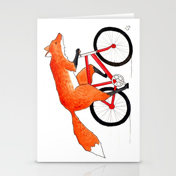 Fox riding a bike sales