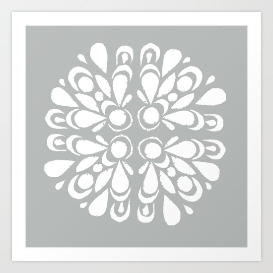 blan Art Print