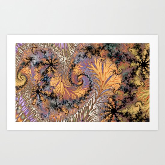 Mandel-Brot Art Print