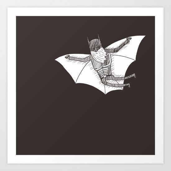 Batbeard Art Print