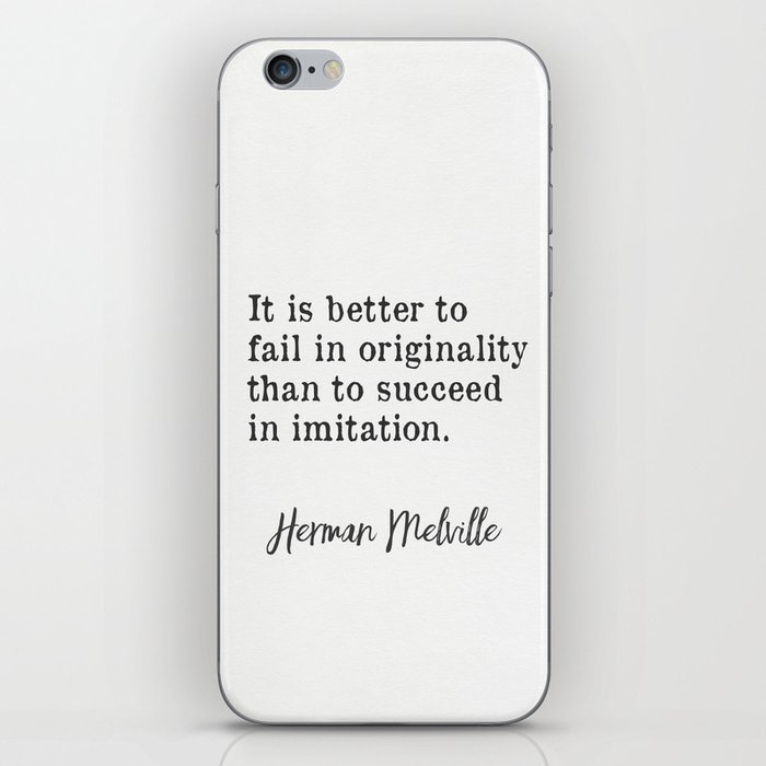 Herman Melville quotation iPhone Skin