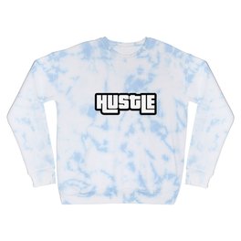Hustle logo with gta style black & white, transparent background T-Shirt Crewneck Sweatshirt