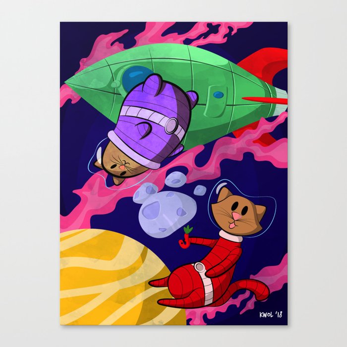 Lost in Space Canvas Print