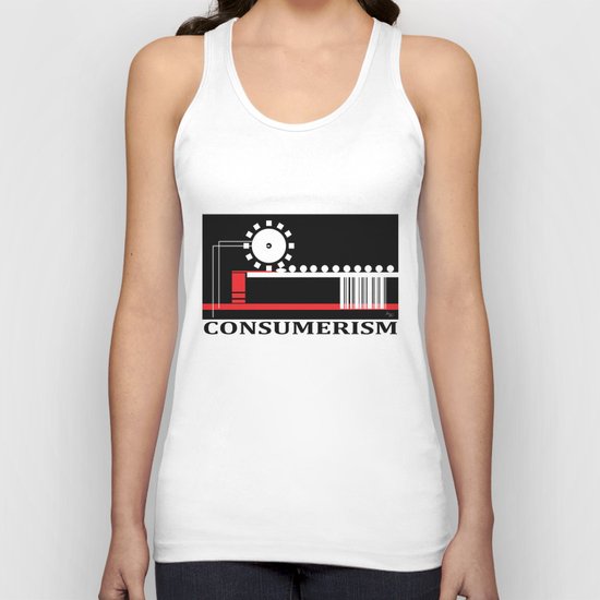 Consumerism Unisex Tank Top