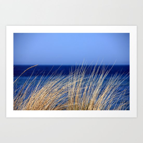 blue Art Print