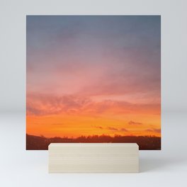 Colourful Sunrise Clouds Mini Art Print