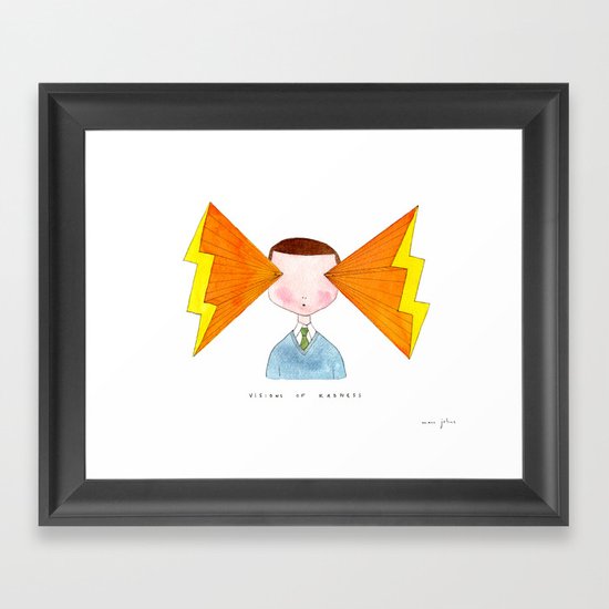 visions of radness Framed Art Print