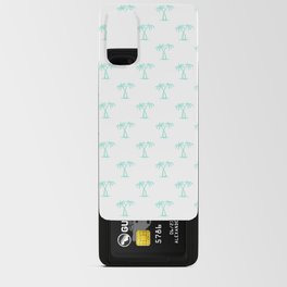 Seafoam Palm Trees Pattern Android Card Case