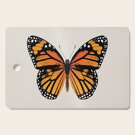 Monarch Butterfly | Butterflies | Insects | Wings | Nature | Beige, Orange, Black and White | Cutting Board