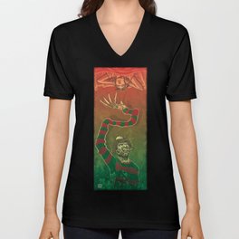 One, Two, Freddy's Coming For You V Neck T Shirt