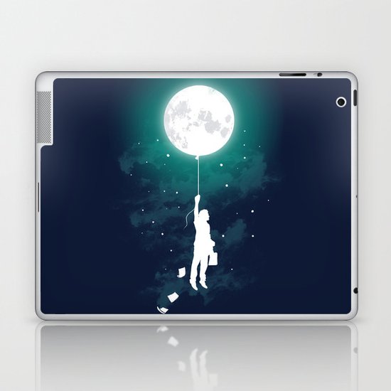 Burn the midnight oil Laptop & iPad Skin
