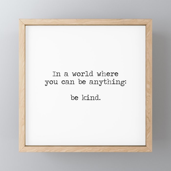 Framed Mini Art Print