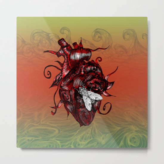 The Heart and the Fly Metal Print